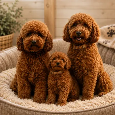 Besondere kleine Pudeldame sucht seine Herzensfamilie, auf famililärer Vereinszucht – Großpudel (Königspudel) Welpe, Nordrhein-Westfalen, Raised by Stouky´s Tibet Terrier