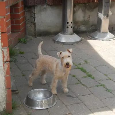 Foto von Snow Roses Rewrithe the Stars, einem Lakeland Terrier-Elternhund in Sachsen-Anhalt.