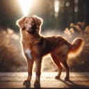 Foto der Rasse Tollerdoodle (Nova scotia Duck Tolling Retriever x Pudel)
