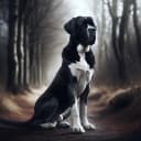 Foto der Rasse Grand anglo-français blanc et noir (Grosser Anglo-Französicher Weiss-Schwarzer Laufhund)