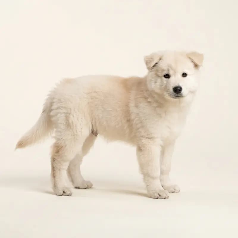 Eurasier Welpe in Crème