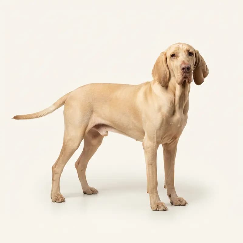 Fawn renginde yetişkin Bracco Italiano