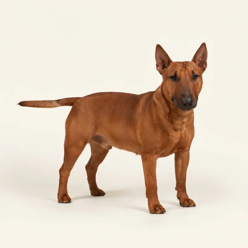 Bull Terrier miniature adulte en Rouge