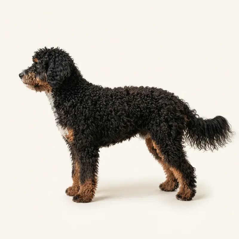 Bernedoodle med Krøllet pels