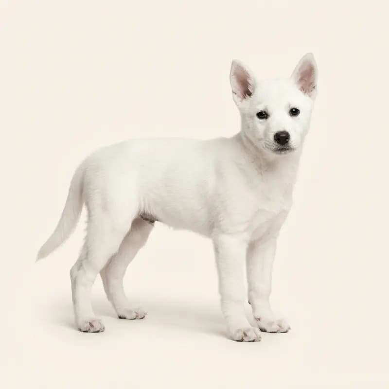 Taiwanese hond Welpe in Wit