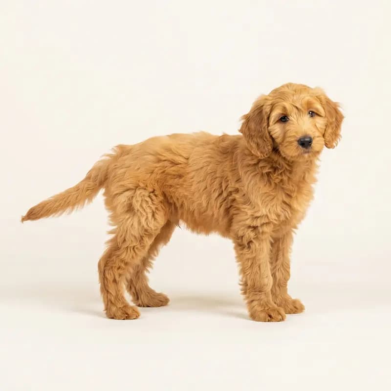 Labradoodle Welpe in Altın sarısı