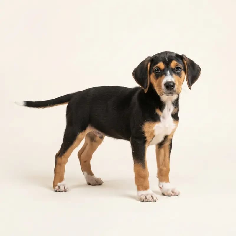Rastreador Brasileiro (Braziliaanse hond) Welpe in Driekleurig