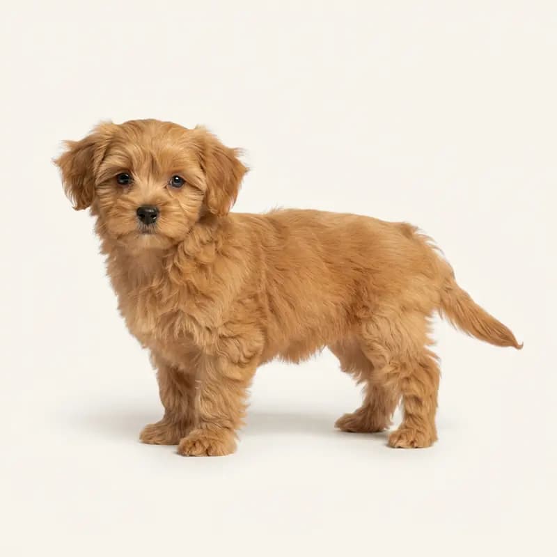 Morkie Welpe in Tan