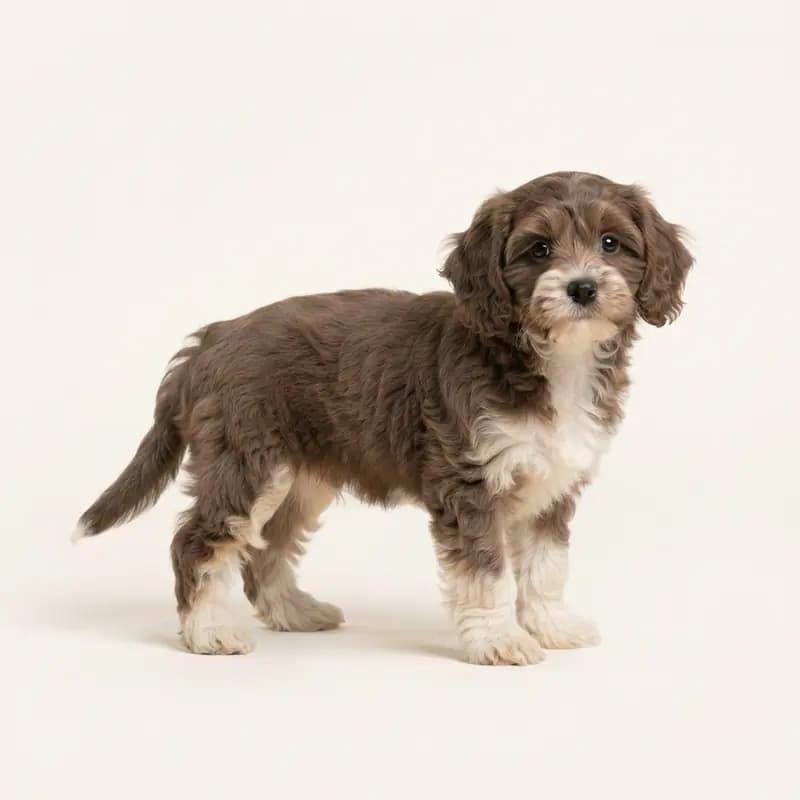 Cavachon Welpe in Tofarvet