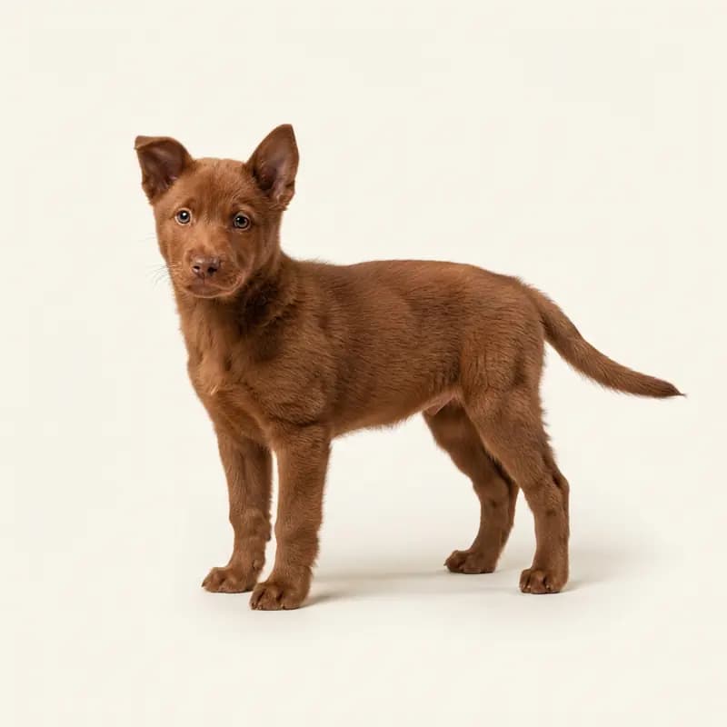 Kanaänhond Welpe in Rood