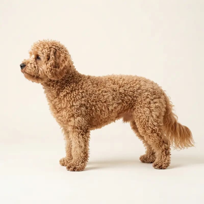 Shihpoo med Krøllet pels