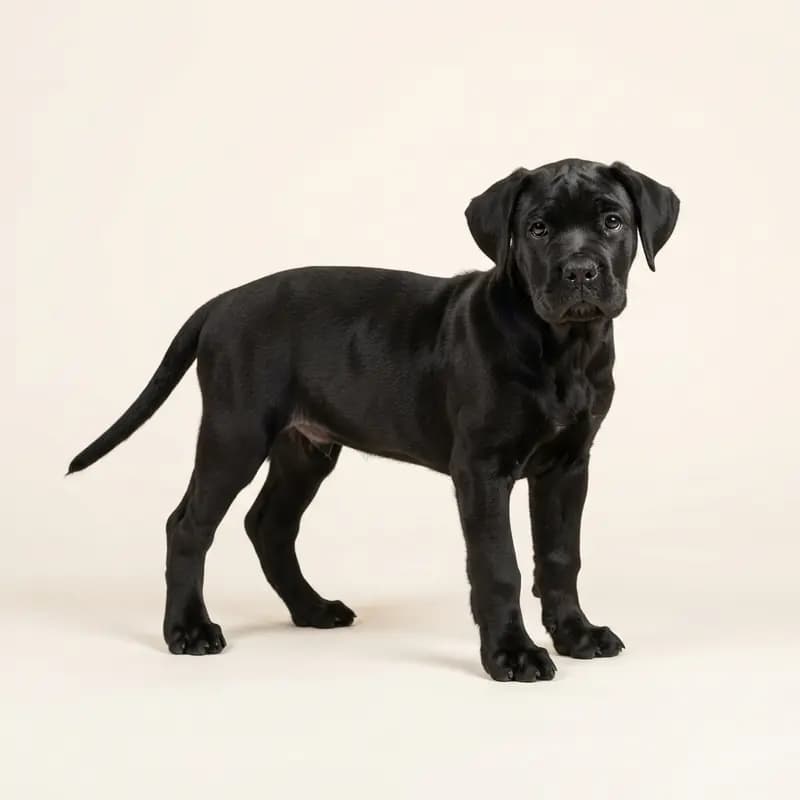 Cane Corso Welpe in Siyah