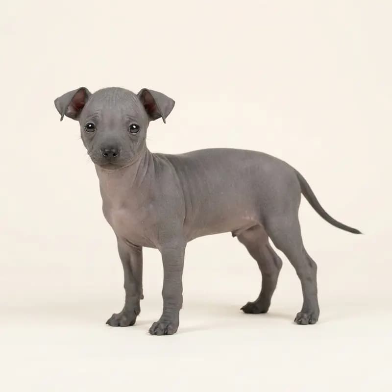 Tüysüz Chihuahua Welpe in Gri