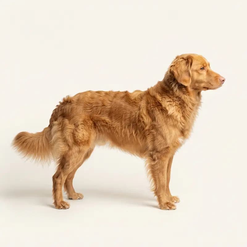 Tollerdoodle met Halflang haar