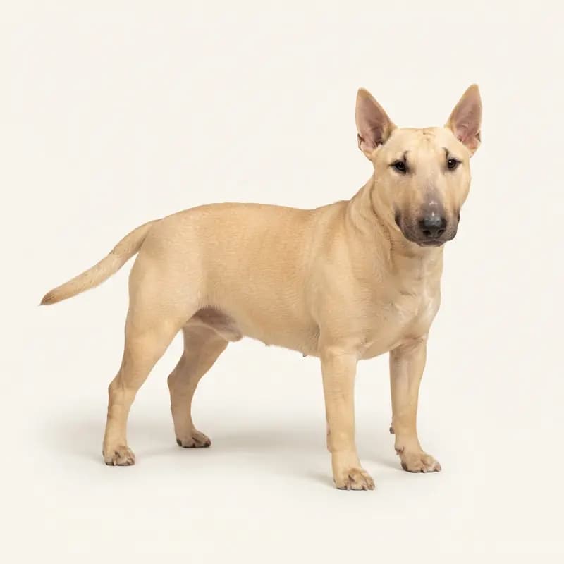 Bull Terrier miniature adulte en Fauve