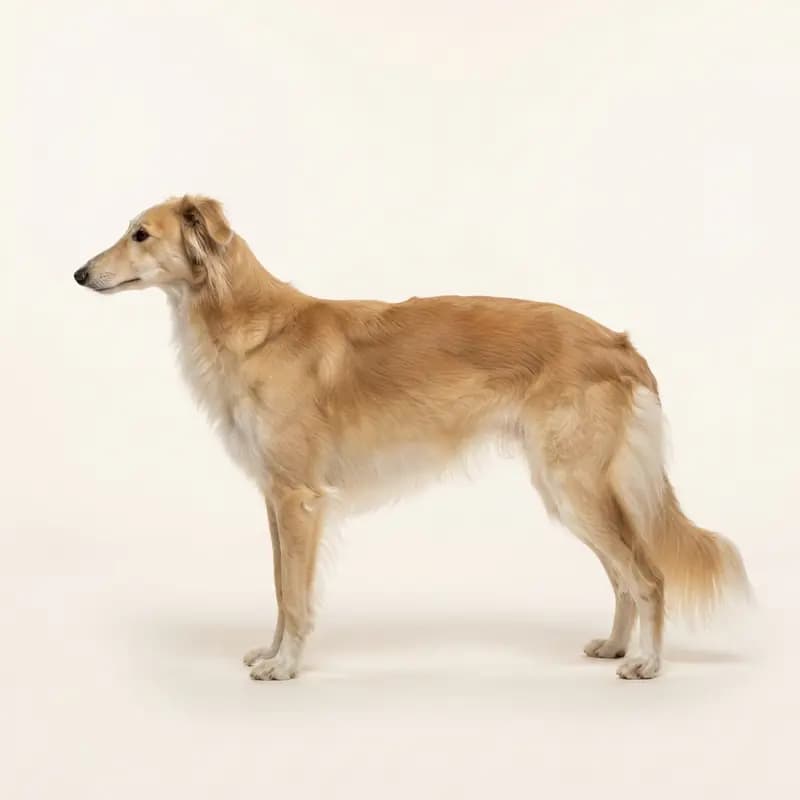 Silken Windhound met Halflang haar