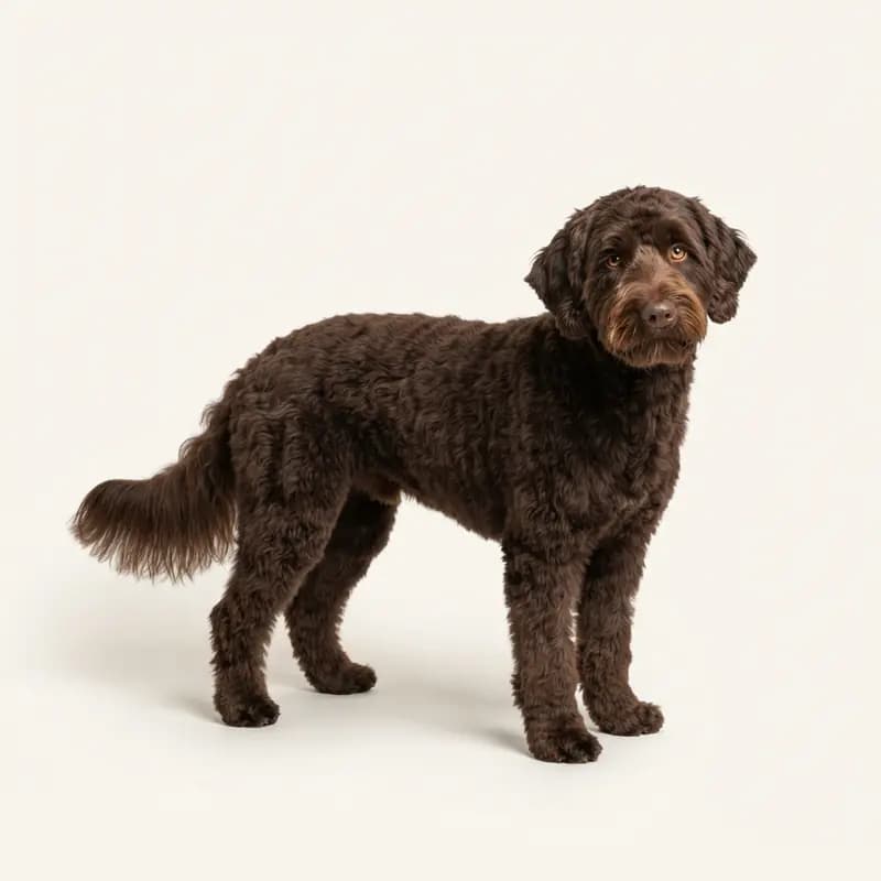 Labradoodle australien adulte en Chocolat