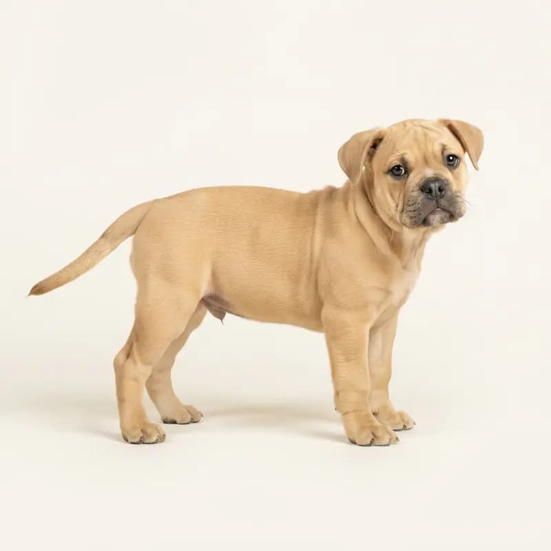 Continental Bulldog Welpe in Reekleur