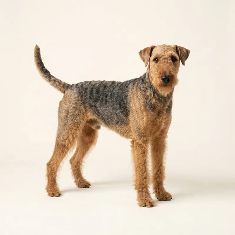 Voksen Airedale Terrier i Grizzle