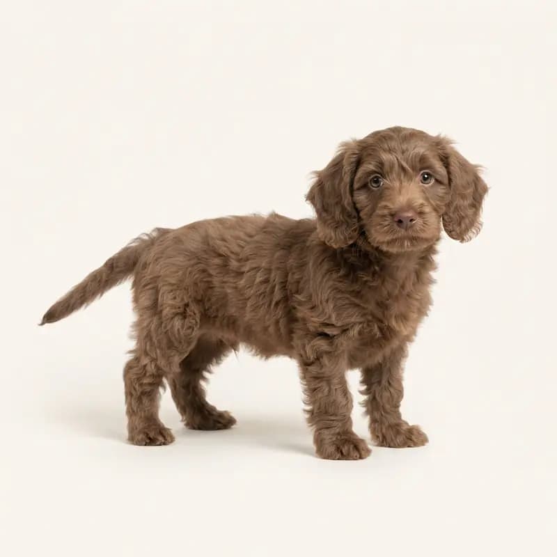 Doxiepoo Welpe in Brun