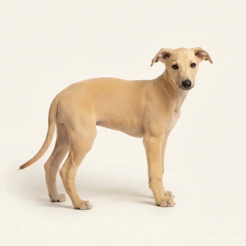 Greyhound Welpe in Reekleur