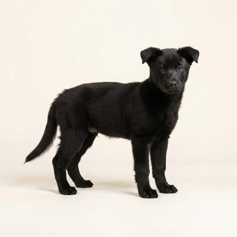Husky d'Alaska Welpe in Noir