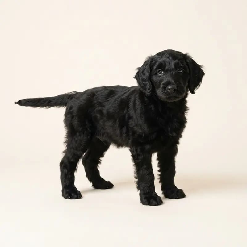 Labradoodle Welpe in Siyah