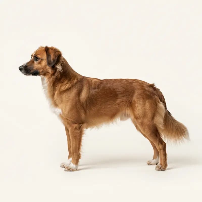 Østrigsk Pinscher med Mellemlang pels