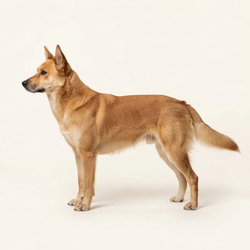 Carolina Dog met Halflang haar