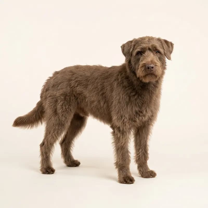 Kahverengi renginde yetişkin Bouvier des Ardennes