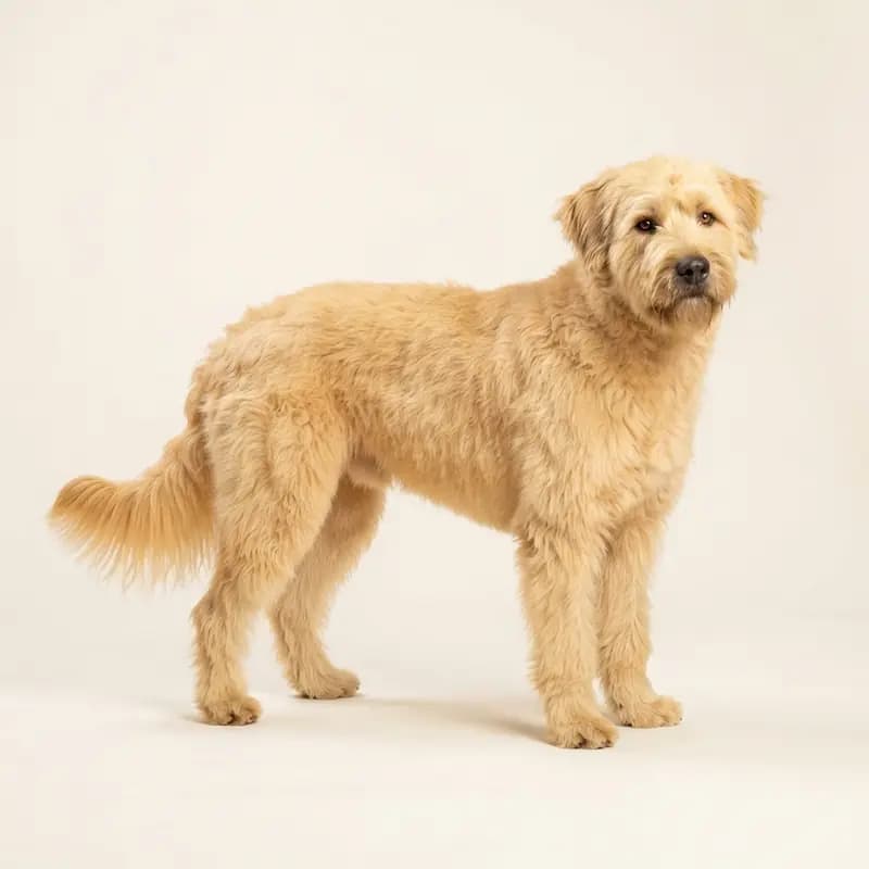 Sarı renginde yetişkin Bouvier des Ardennes