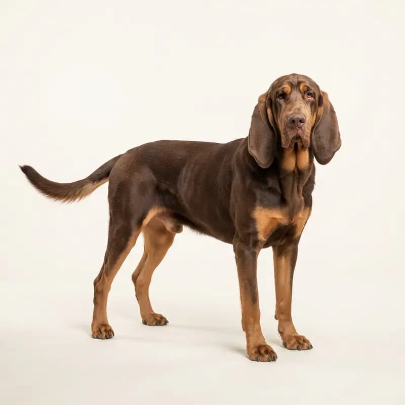 Chien de Saint-Hubert adulte en Marron et feu