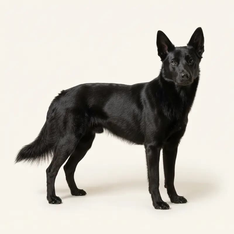 Volwassen Kanaänhond in Zwart