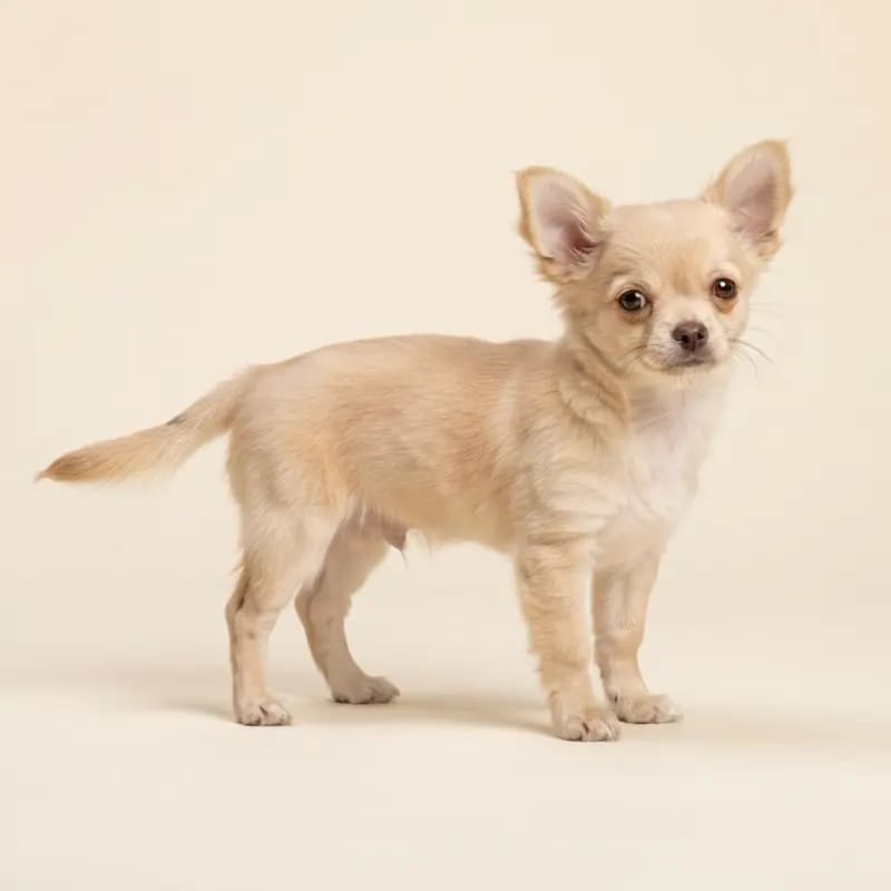 Chihuahua Welpe in Krem