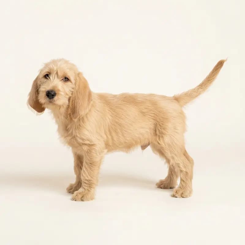 Grand Basset Griffon Vendéen Welpe in Reekleur