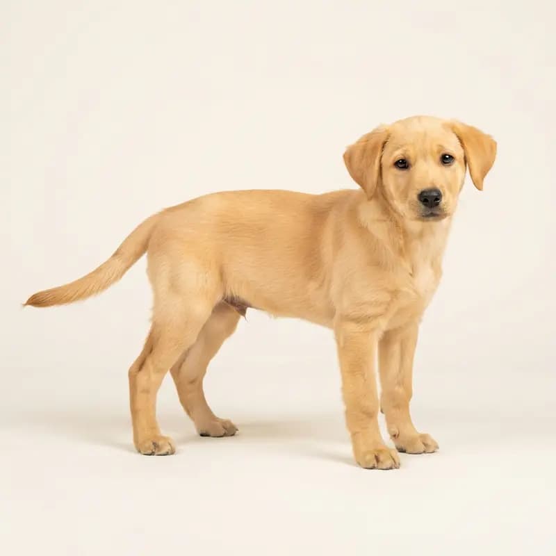 Blandingshund Welpe in Gul