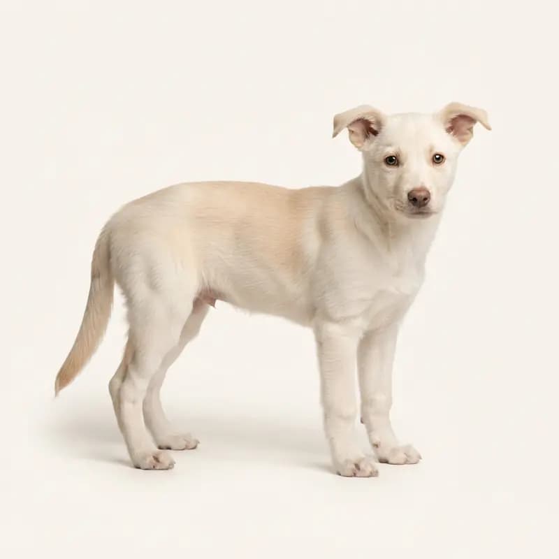 Çalışan Kelpie Welpe in Krem