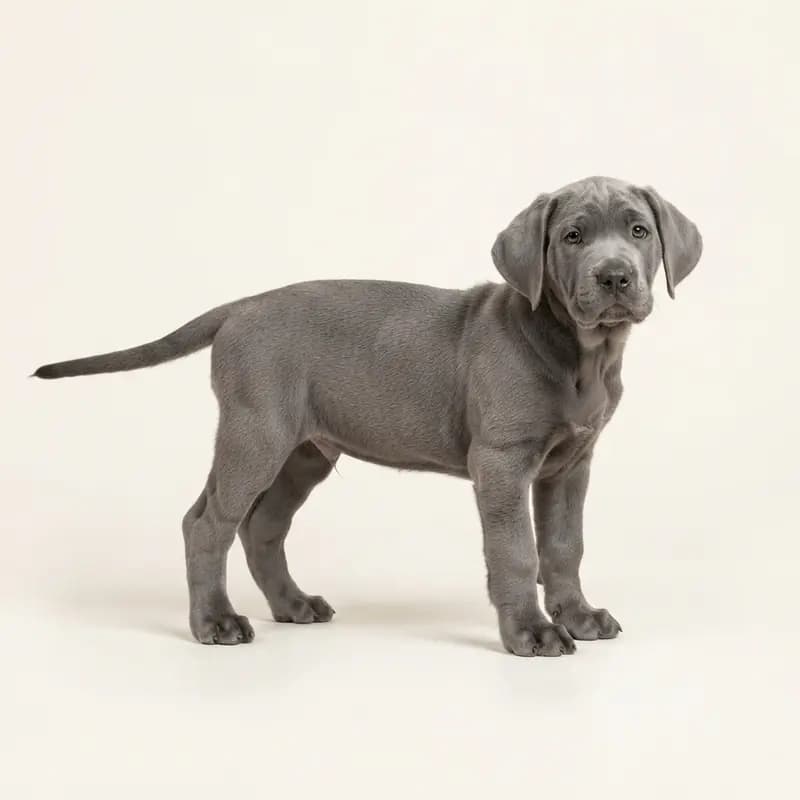 Fila Brasileiro Welpe in Grå