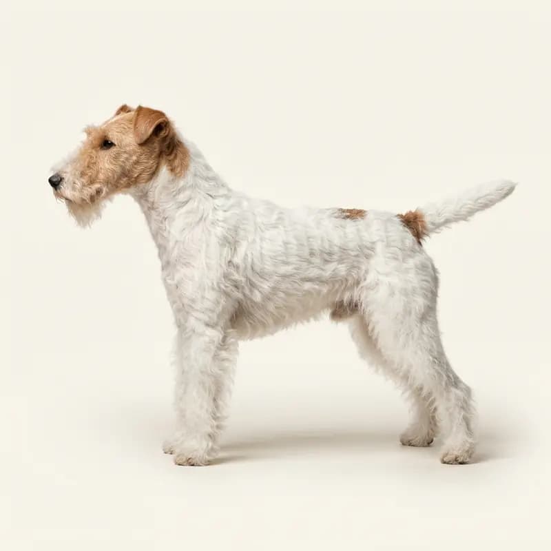 Ruhåret Foxterrier med Strithåret