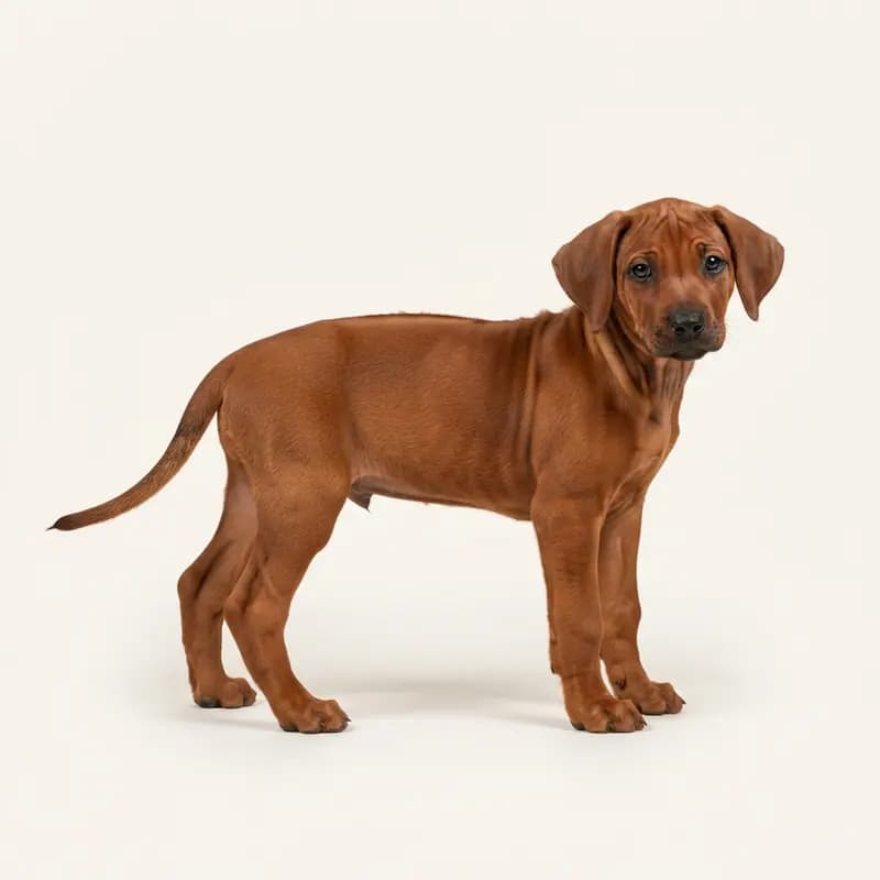 Rhodesian Ridgeback Welpe in Rød