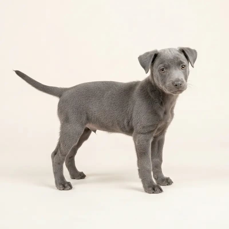Rat Terrier Welpe in Bleu