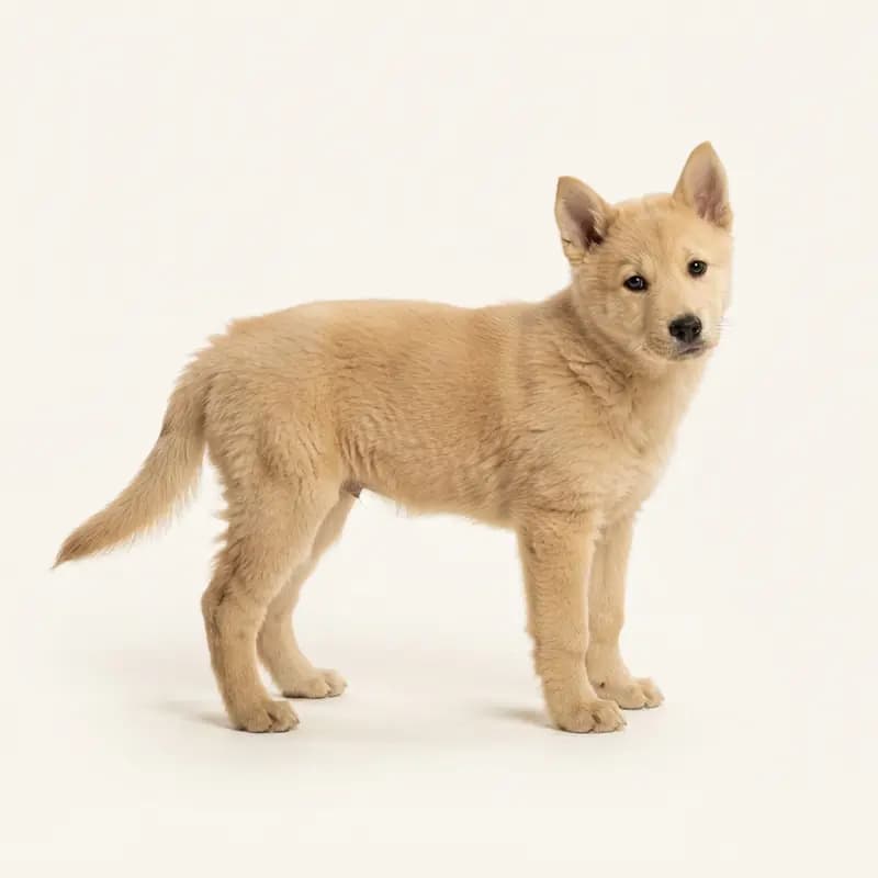 Grønlandshund Welpe in Fawn