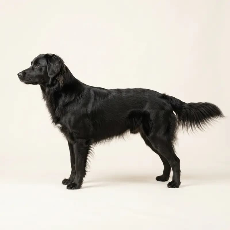 Aussiedor (Australische herder x labrador) met Halflang haar