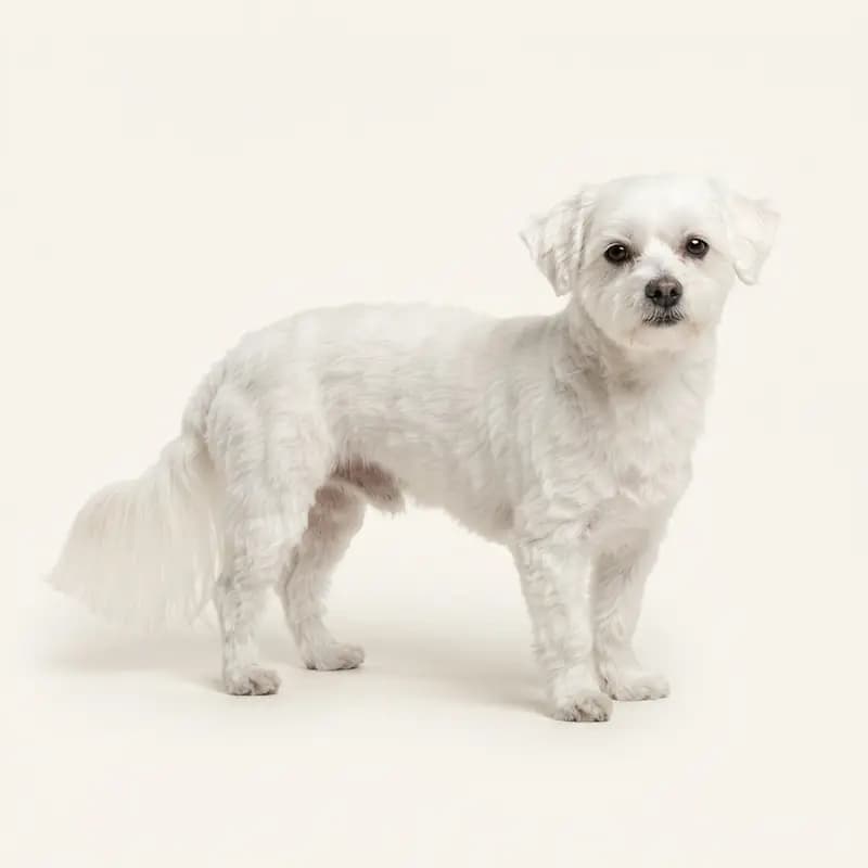 Malchi adulte en Blanc