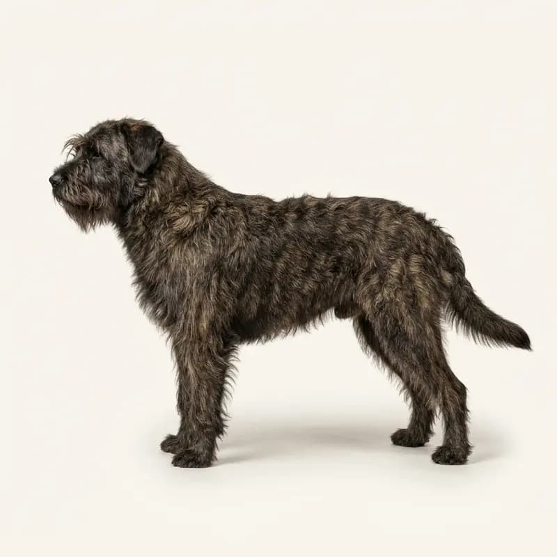 Sert tüy tüy tipine sahip Bouvier des Ardennes