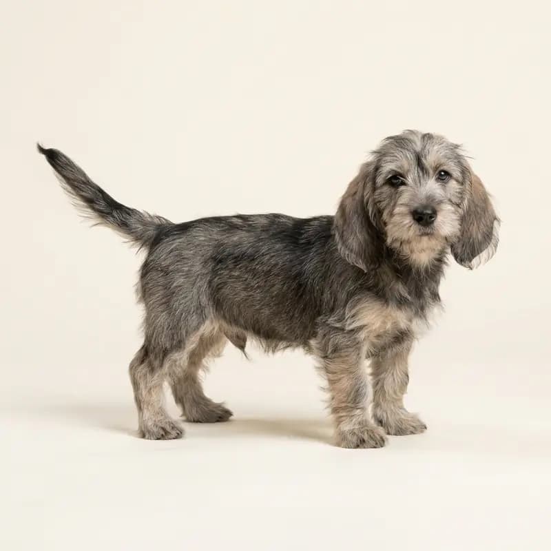 Petit Basset Griffon Vendéen Welpe in Grizzle