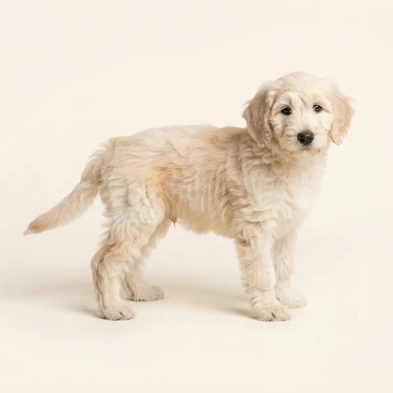 Labradoodle Welpe in Krem