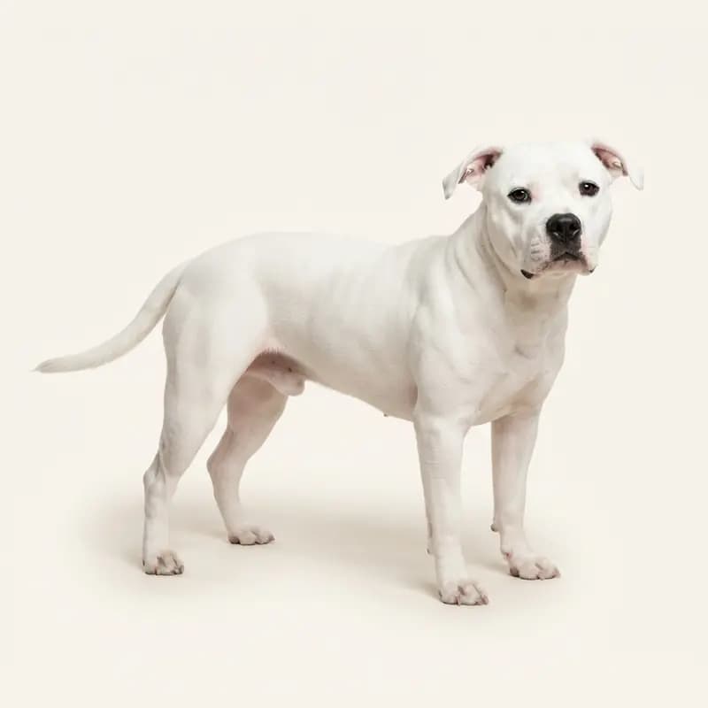 American Bully adulte en Blanc