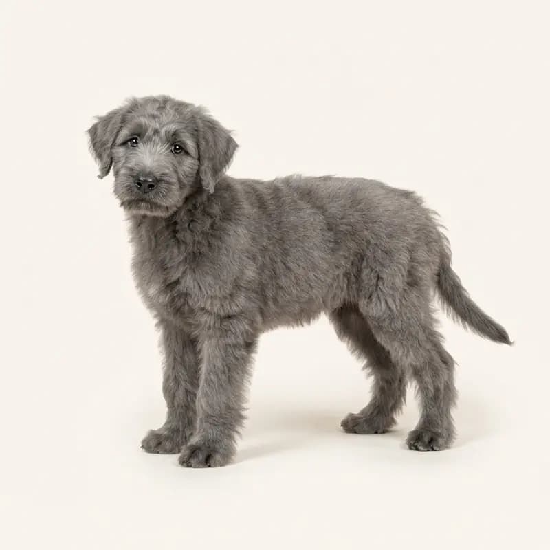 Bouvier des Flandres Welpe in Grå