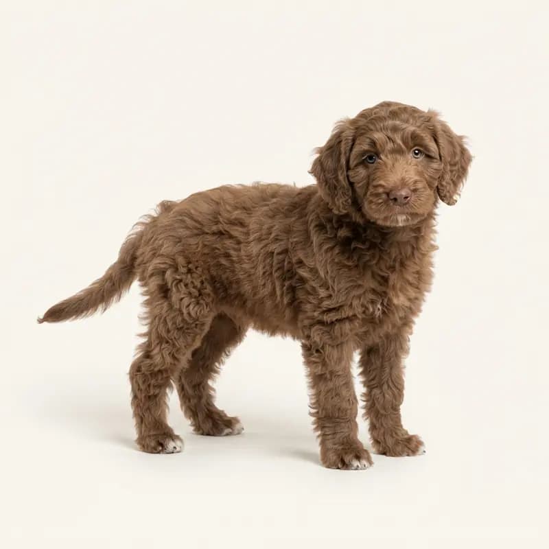Labradoodle Welpe in Kahverengi